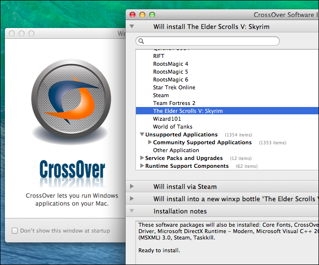 Crossover Games Mac Performance